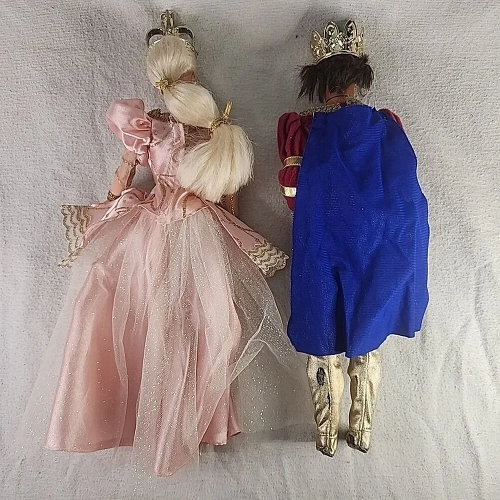 Barbie Rapunzel and Prince Ken Set Of 2 Mattel 1997 Blue Bag Missing Vintage